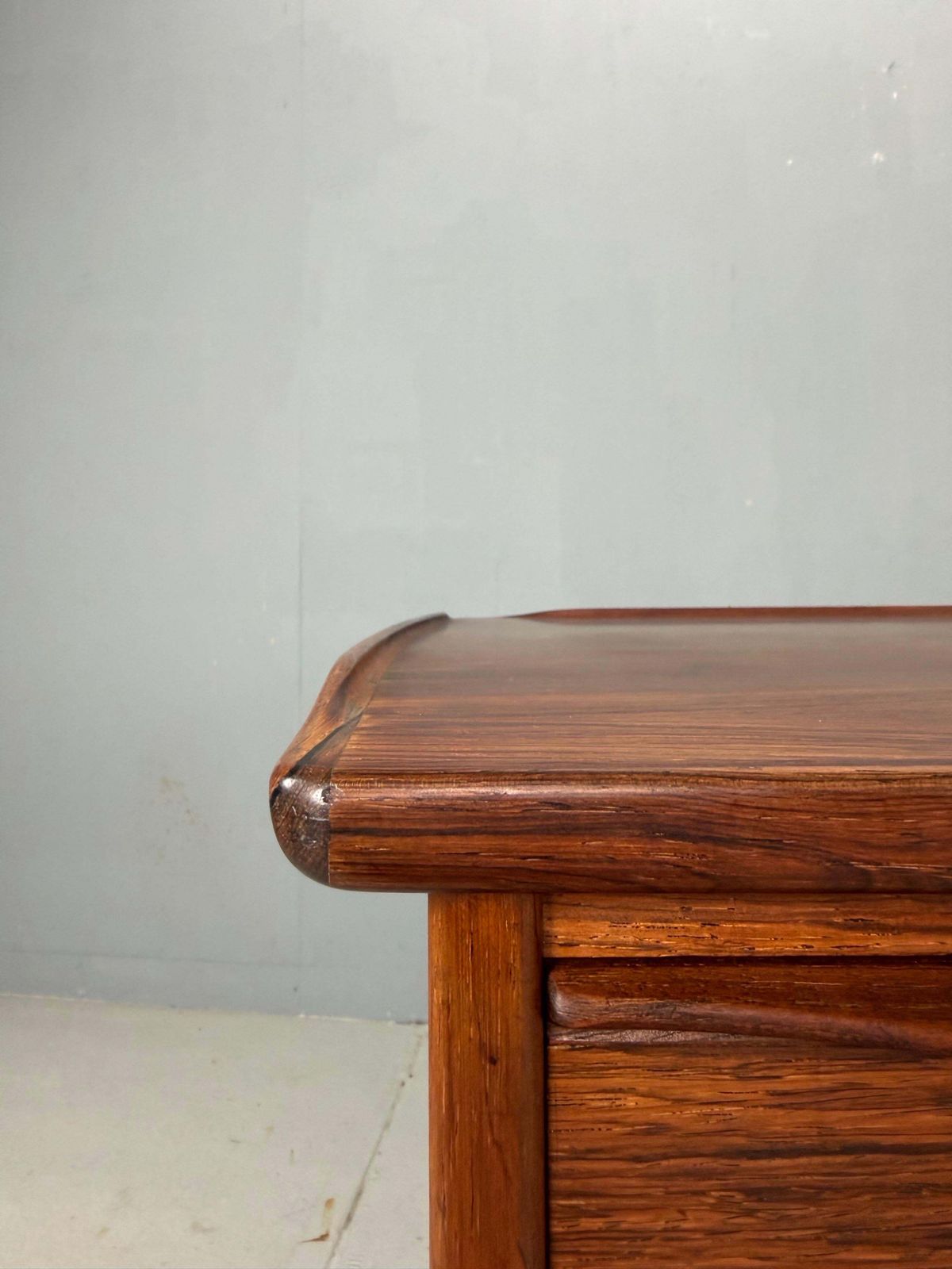 Furniture 1960s Peter Løvig Nielsen 'Boomerang' Desk Hedensted Møbelfabrik photo