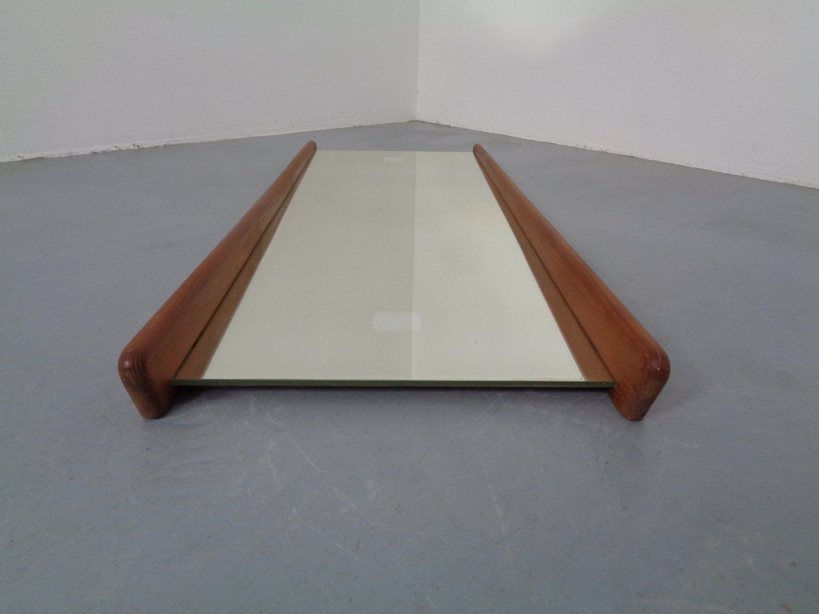 photo for sale Large Teak Mirror By Uno & östen Kristiansson For Luxus, Sweden, 1960s