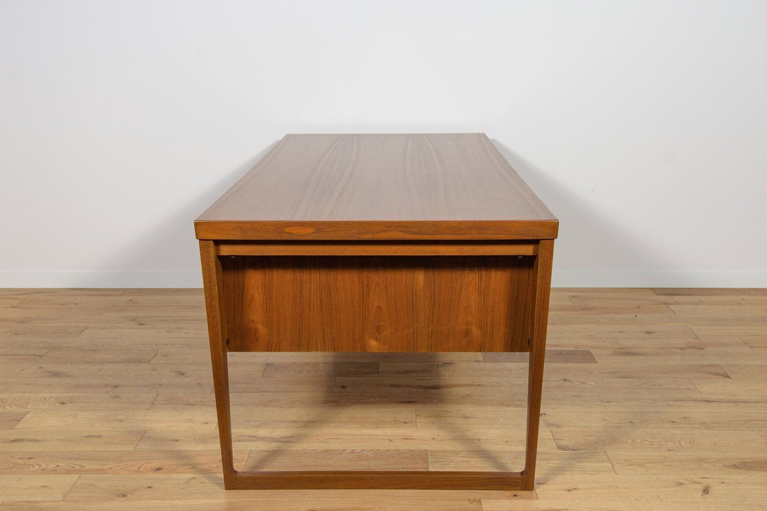 Model 70 Desk In Teak By Kai Kristiansen For Feldballes Møbelfabrik, 1960s photo Furniture