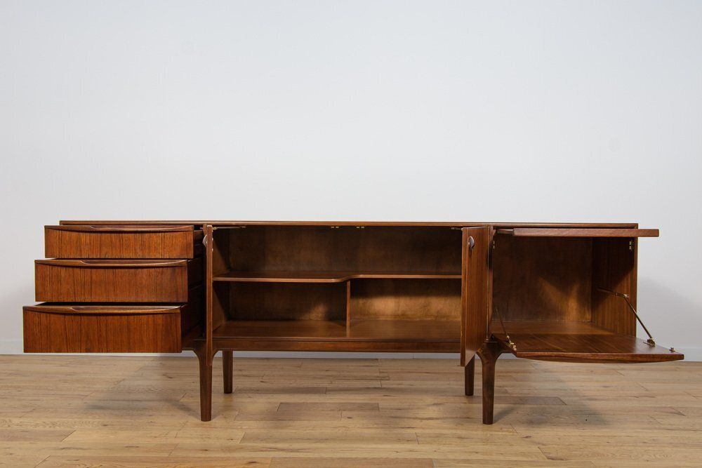 Furniture Mid Century Teak Sideboard By Tom Robertson For McIntosh, United Knigdom, 1960s photo