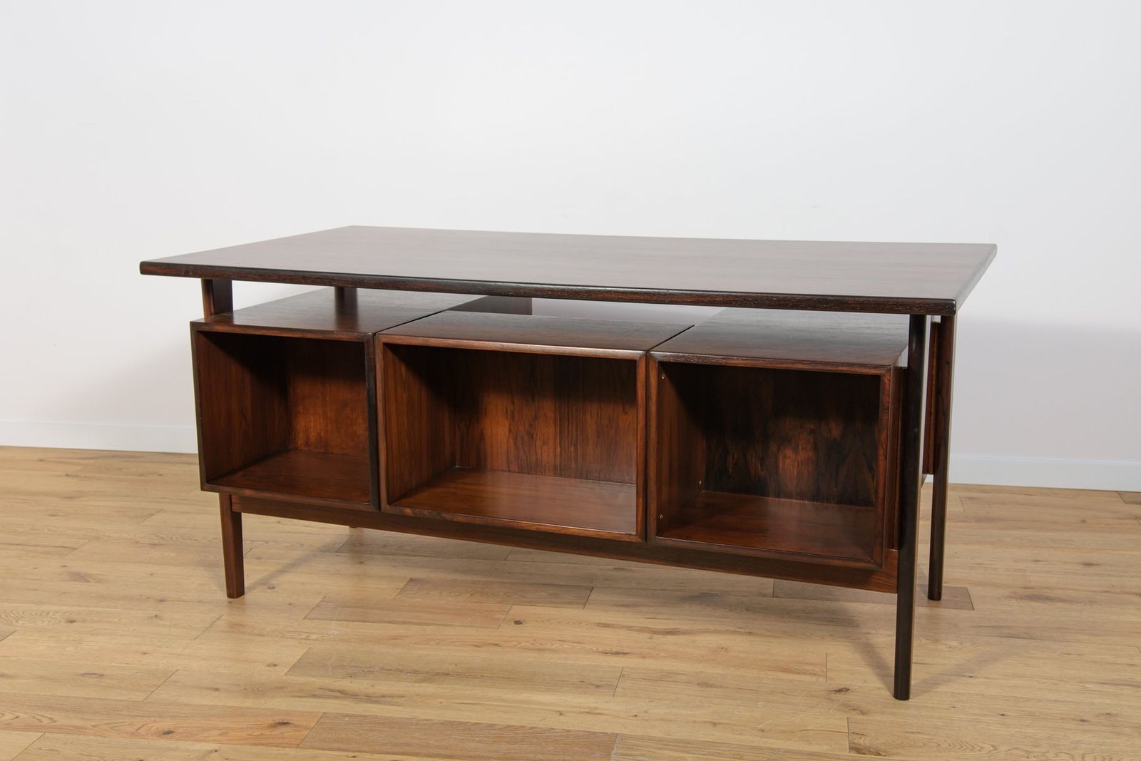 Mid Century Freestanding Rosewood Desk By Kai Kristiansen For Feldballes Møbelfabrik, 1960s photo 4956.0