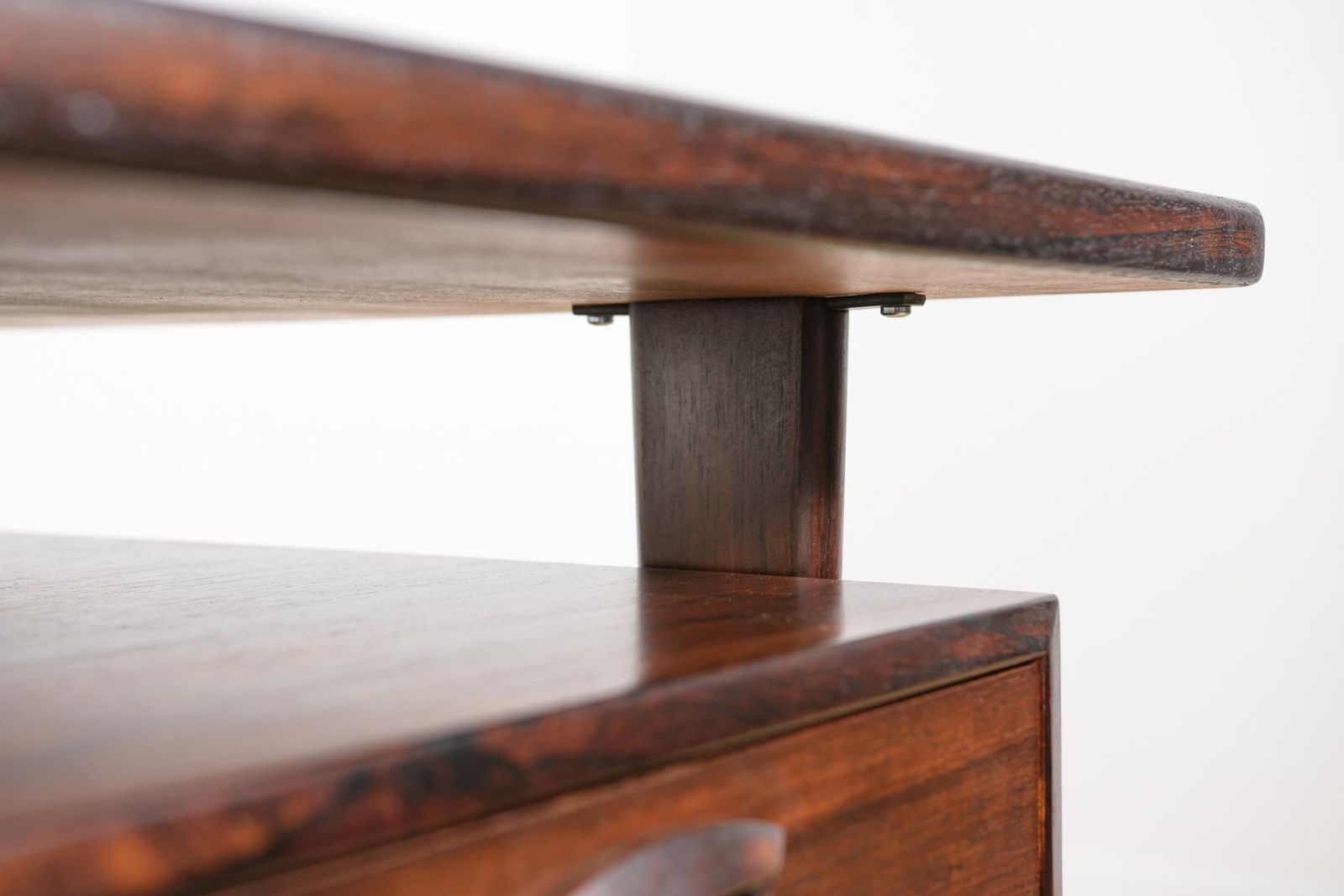 4956.0 Mid Century Freestanding Rosewood Desk By Kai Kristiansen For Feldballes Møbelfabrik, 1960s photo