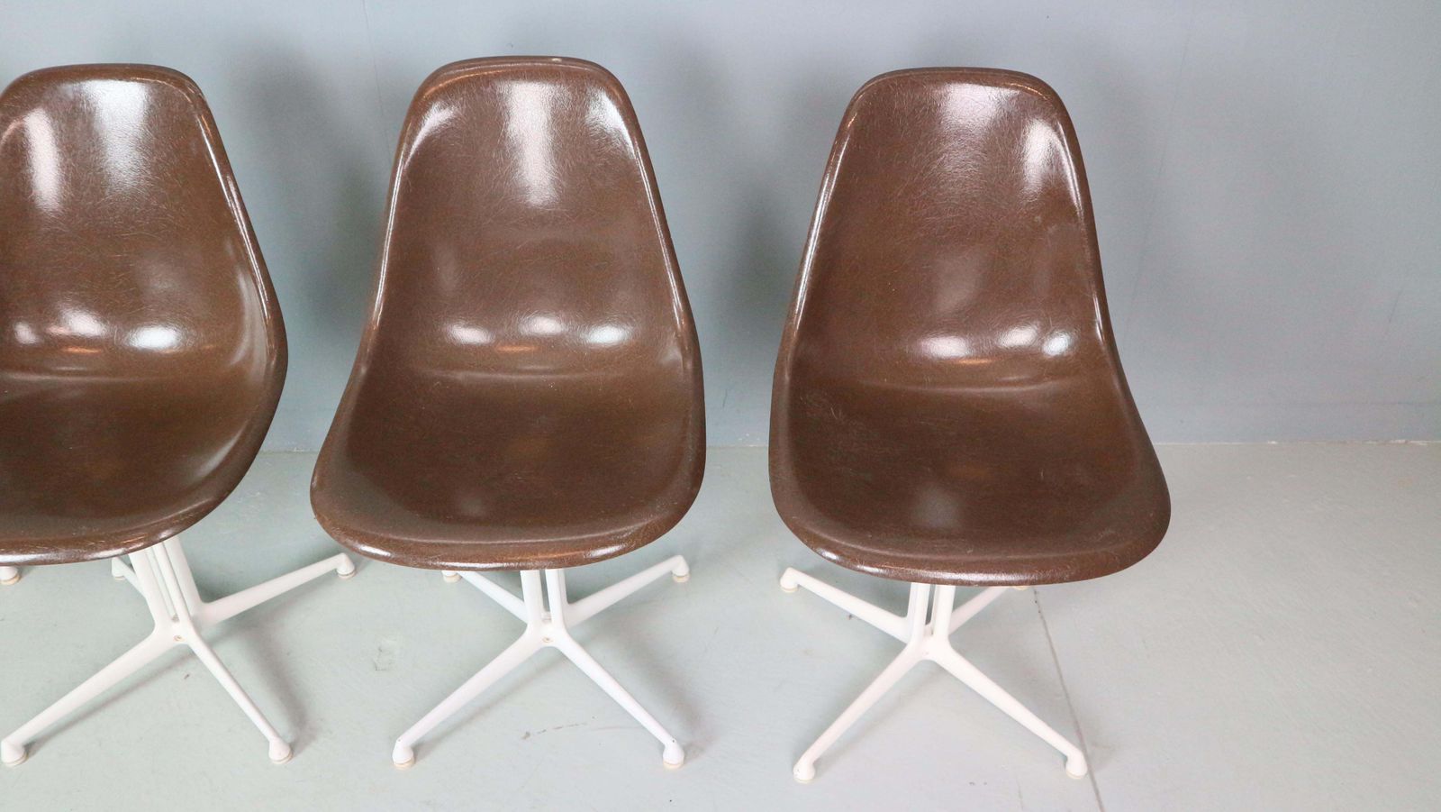 Charles & Ray Eames Set Of 4 "La Fonda" Chairs For Herman Miller, 1960 photo vintage