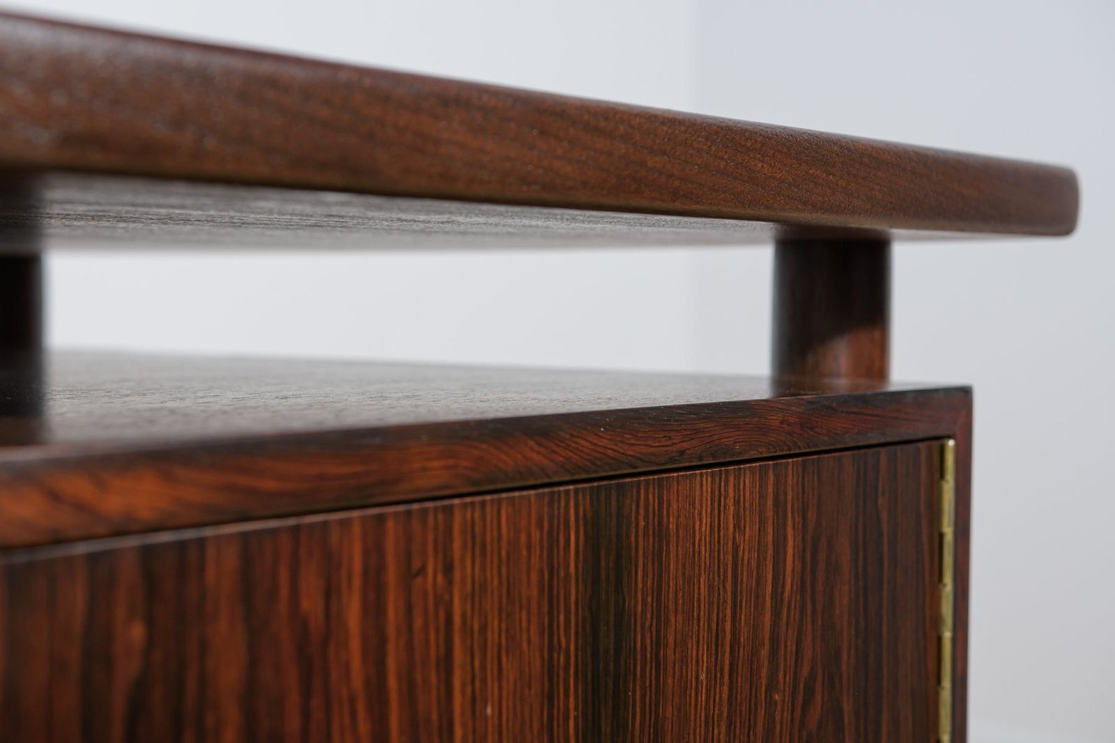 photo buy Mid Century Freestanding Rosewood Desk, Denmark, 1960s
