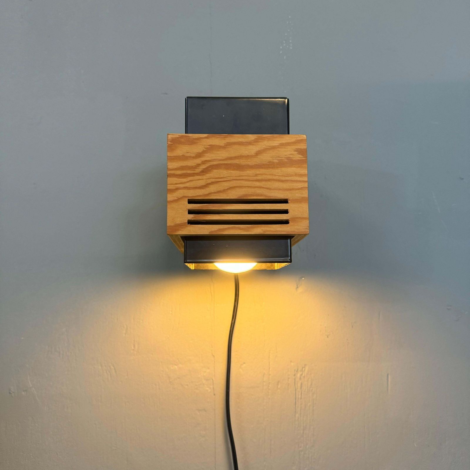 Lighting Cubism Wall Lamps By Claus Bolby For Cebo Industri 70's photo
