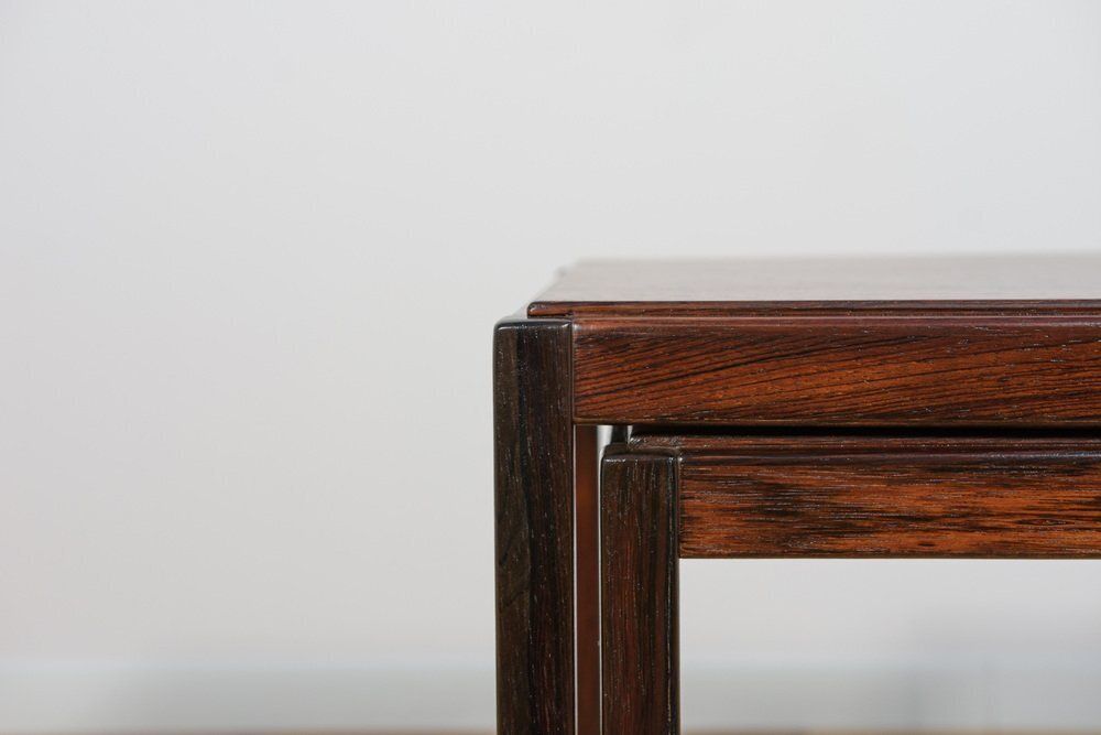photo for sale Mid Century Rosewood Nesting Tables, Sweden, 1960s, Set Of 2