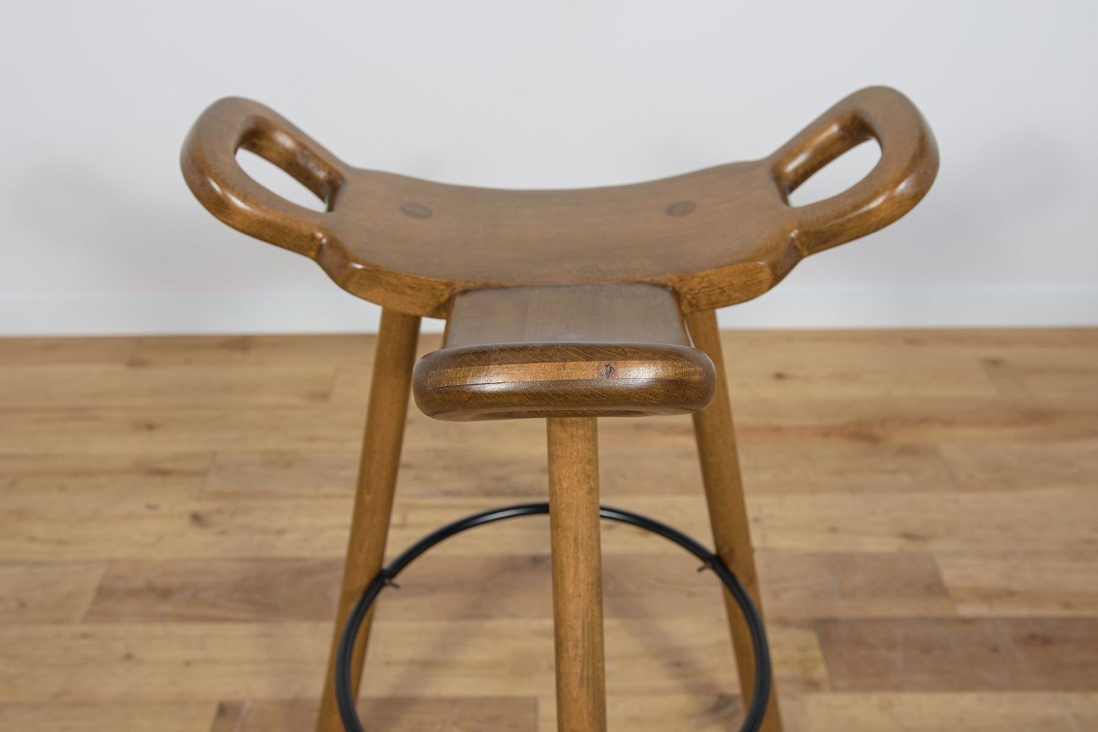 photo furniture Brutalist Spanish Marbella Bar Stool, 1970s