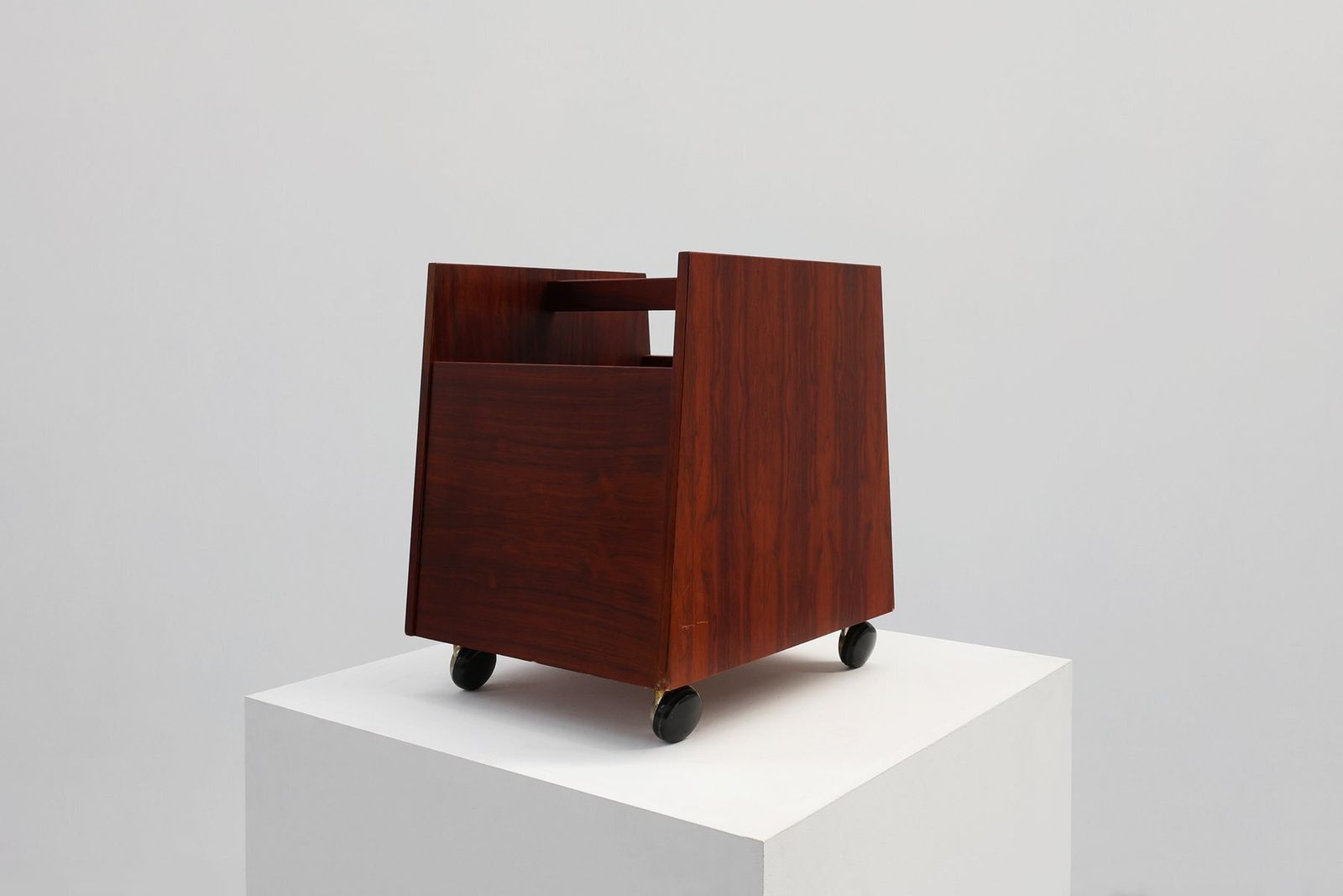 Mid Century Magazine Lp Caddy Rack By Rolf Hesland For Bruksbo, Norway, 1970s photo Home Decor
