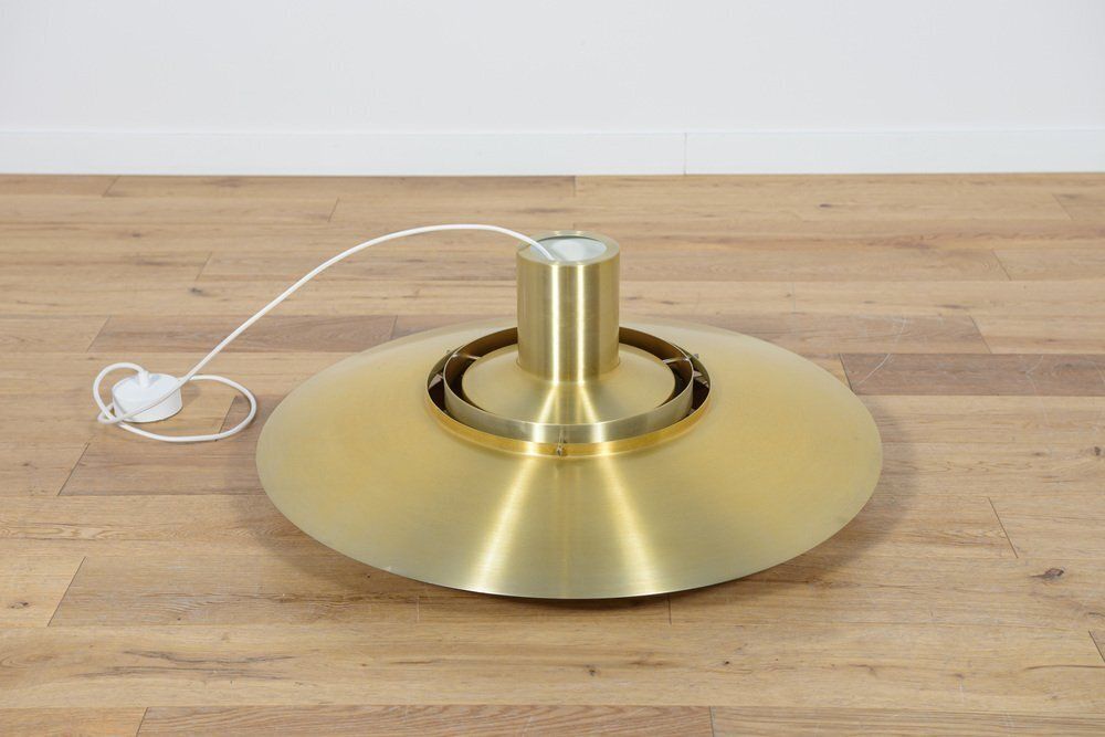 Large Mid Century Ceiling Lamp Model P700 By Preben Fabricius & Jørgen Kastholm For Nordisk Solar, 1960s photo buy