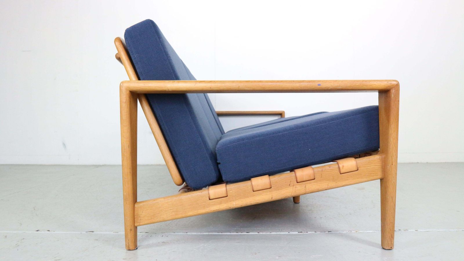 Svante Skogh Swedish Model  "Bodö" Oak 3, 5 Seater Sofa For Säffle Möbler, 1950 photo buy