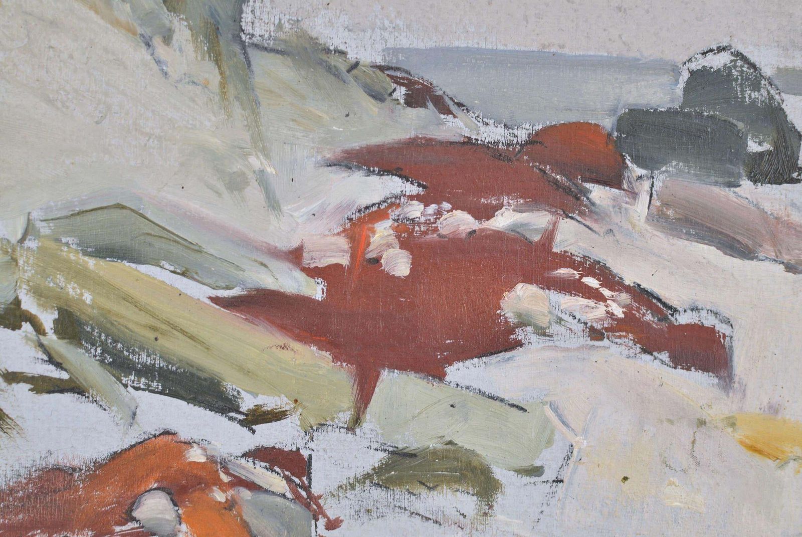 Janis Osisshore. 1972. Oil On Canvas. 34x50 Cm1972 photo furniture
