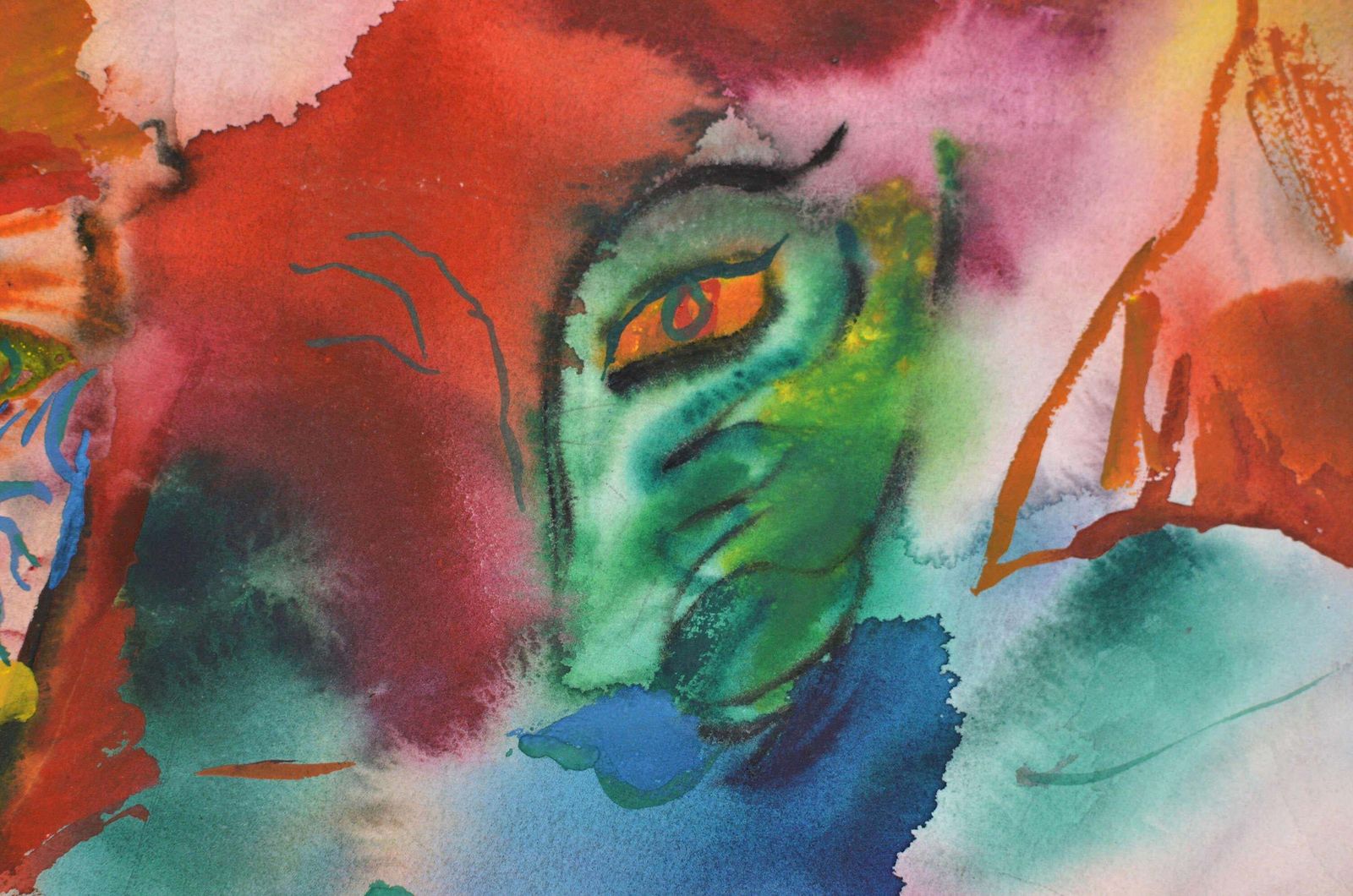 Malda Muizulecarneval. Paper, Watercolor, 60x80 Cm1980 photo for sale
