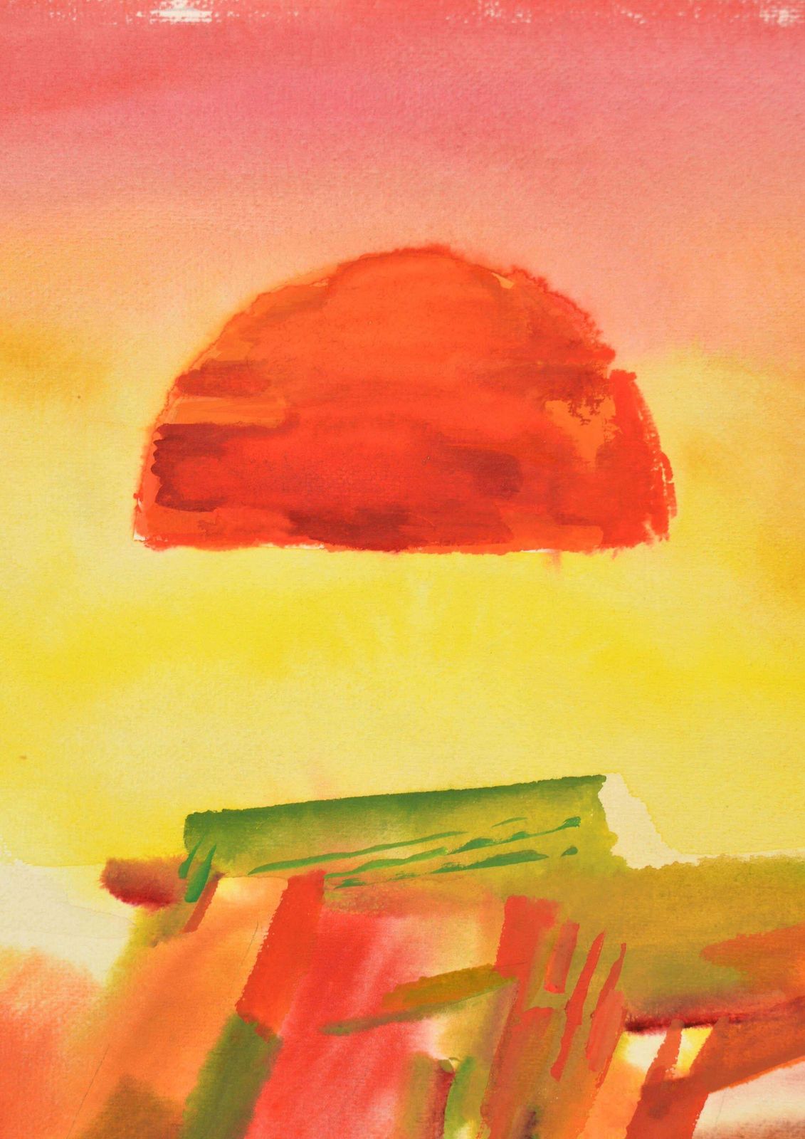 Malda Muizulechanged World. Paper, Watercolor, 60x80 Cm1980 photo Art