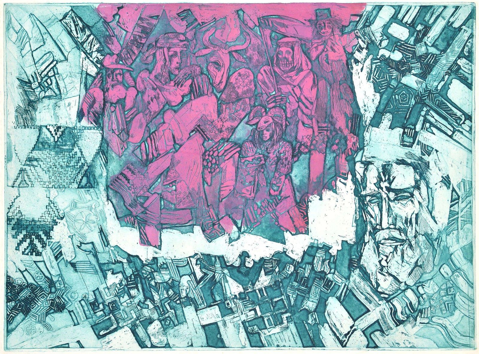 Malda Muizulemummery. 1986. Paper, Etching, 48.5x65 Cm1986