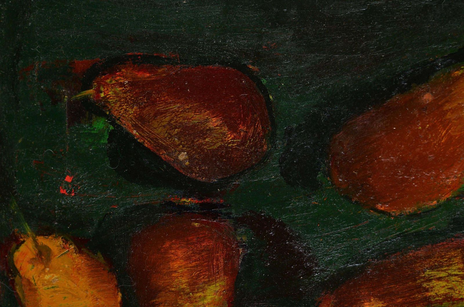 Aleksandr Rodin (1922 2001)still Life With Pears. Late 21st Century. Oil On Cardboard, 39x50 Cm photo buy
