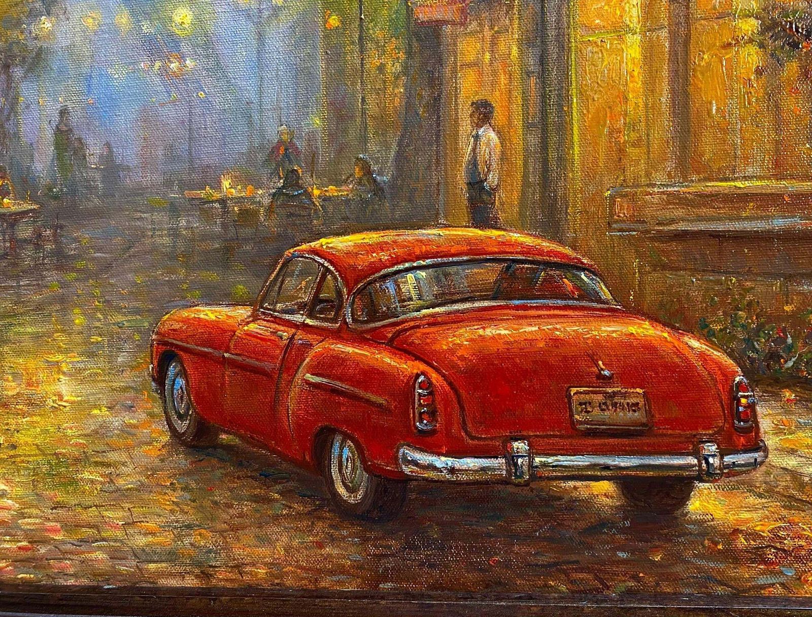 Igor Maikovcafé Parisien. 2025. Oil On Canvas. 50x60 Cm1994 photo vinterior