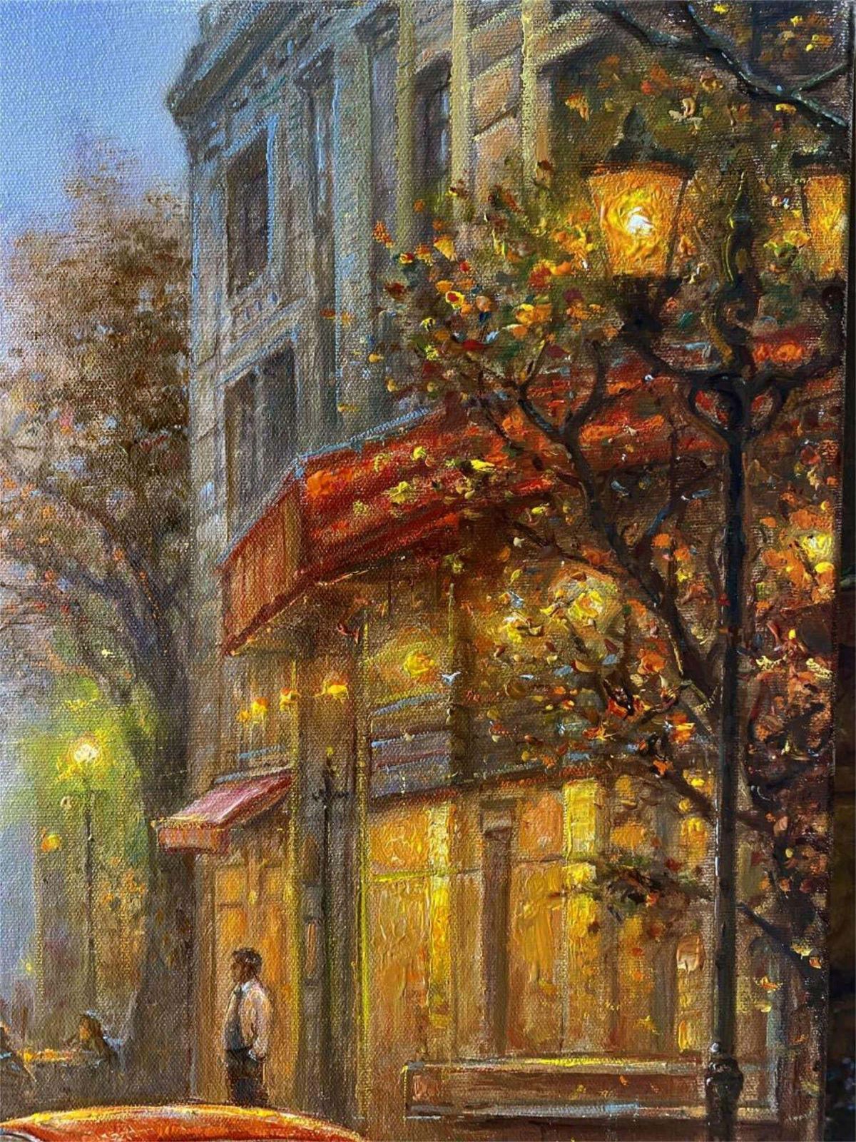 Igor Maikovcafé Parisien. 2025. Oil On Canvas. 50x60 Cm1994 photo buy