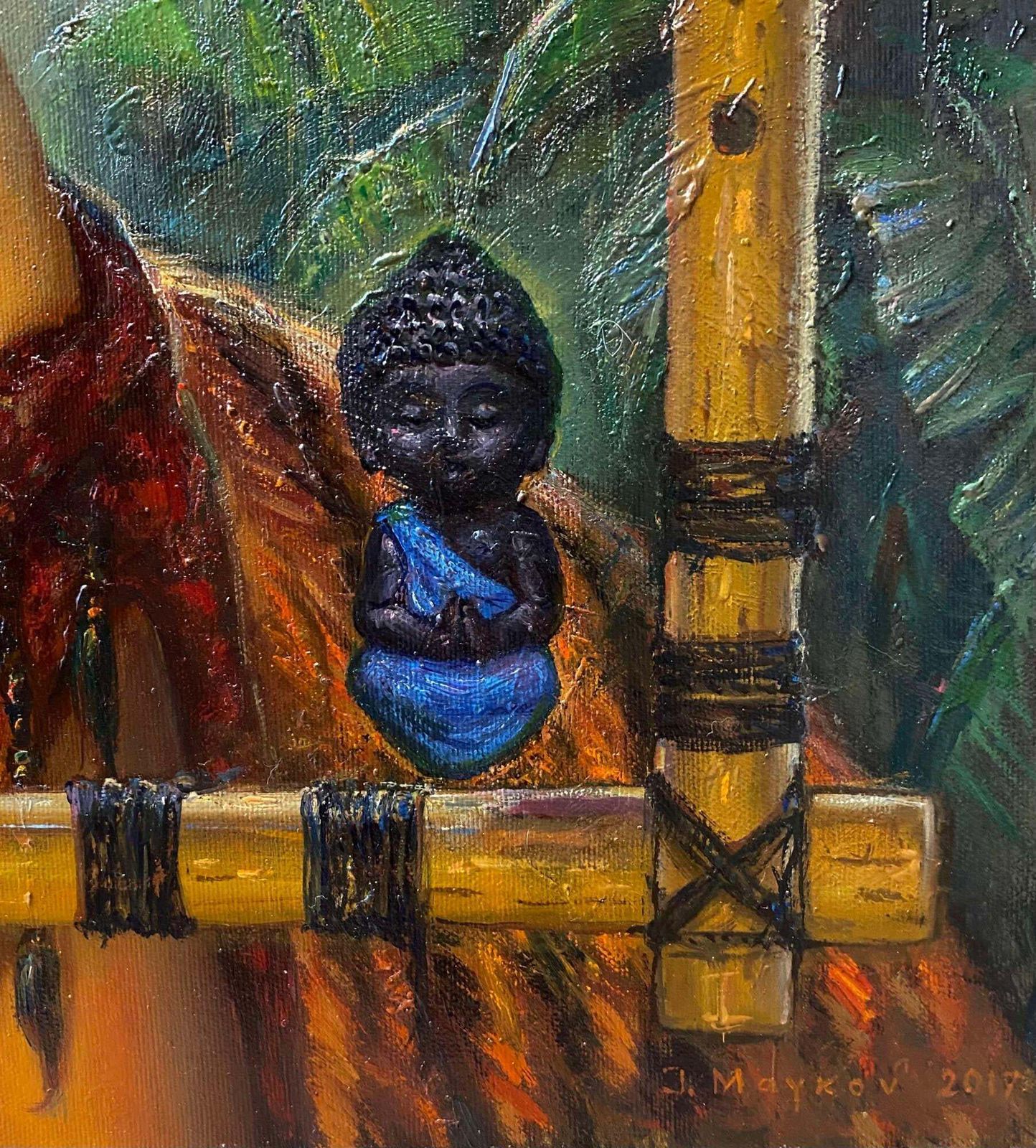 Igor Maikovbuddha Flute. 1994. Canvas, Oil, 80x106 Cm1994 photo vinterior