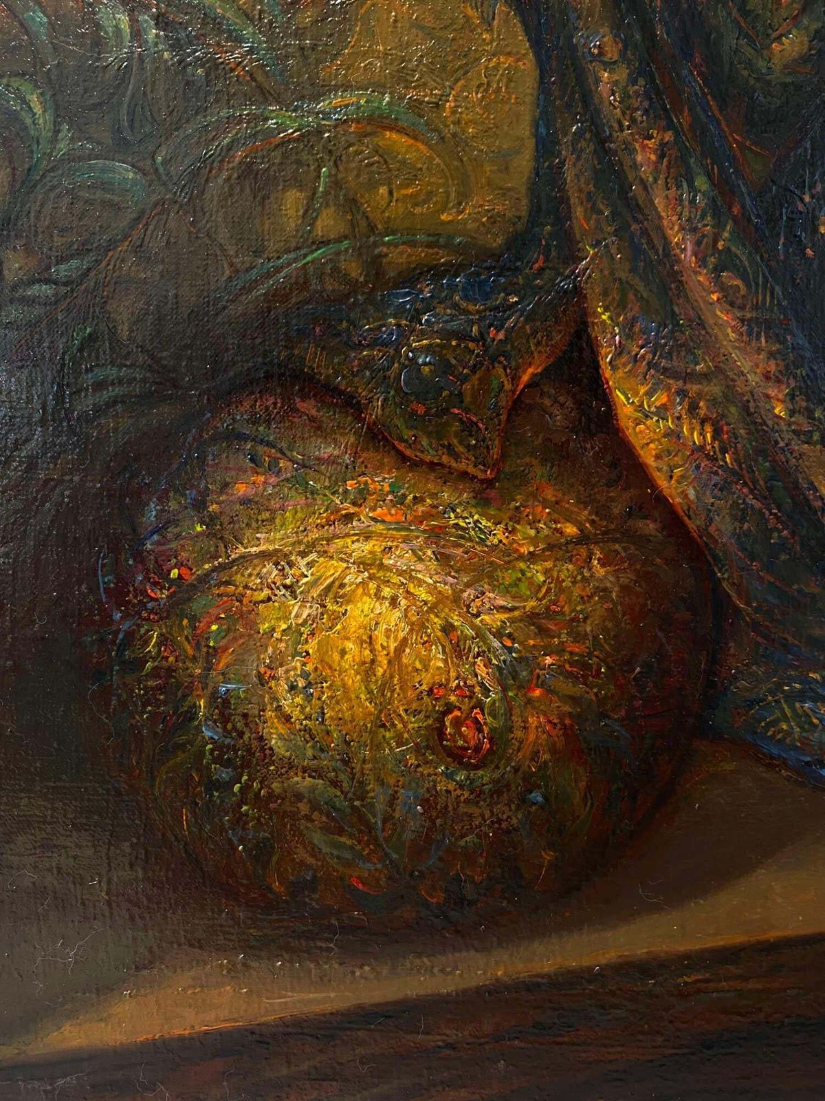 Igor Maikovbehind The Veil Of Dreams (Words). 1994. Canvas, Oil, 115x53 Cm1994 photo furniture