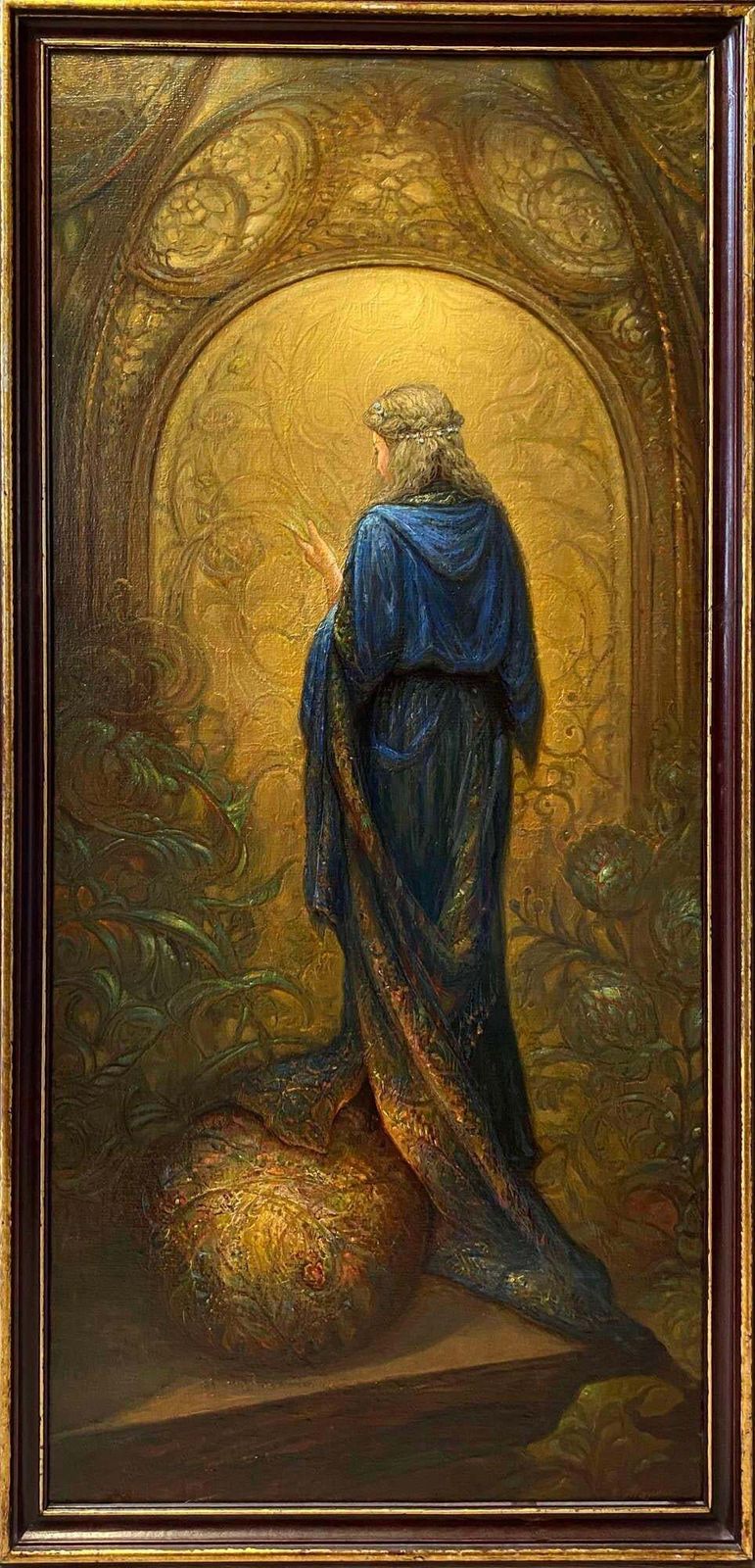 Igor Maikovbehind The Veil Of Dreams (Words). 1994. Canvas, Oil, 115x53 Cm1994 photo 1561.0