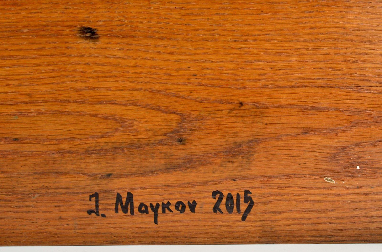 Igor Maikovmayflowers. 2015. Wood/Oak, Oil. 32x25x3 Cm2015 photo Art