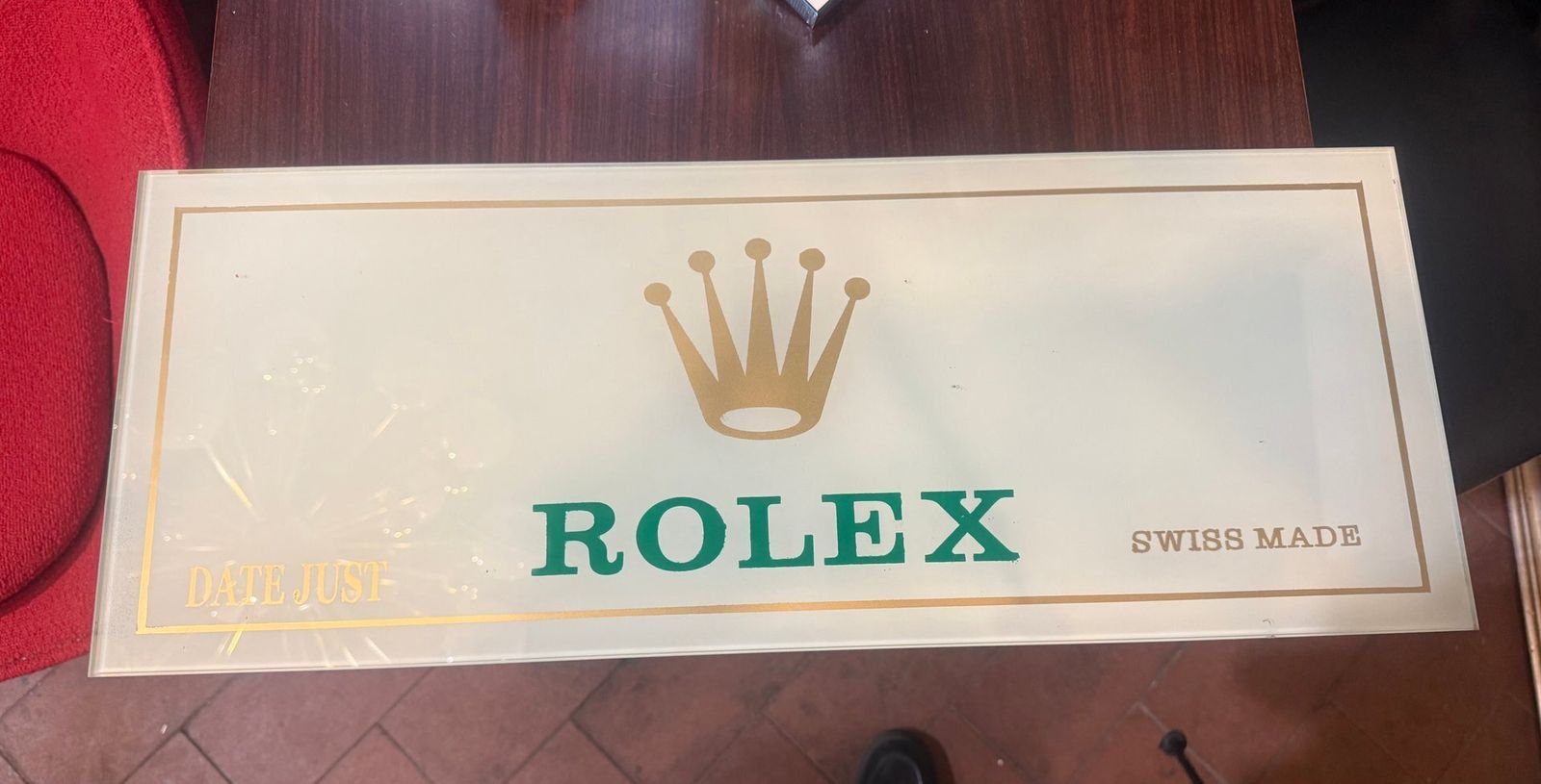 Vintage Rolex Sign, 1950s