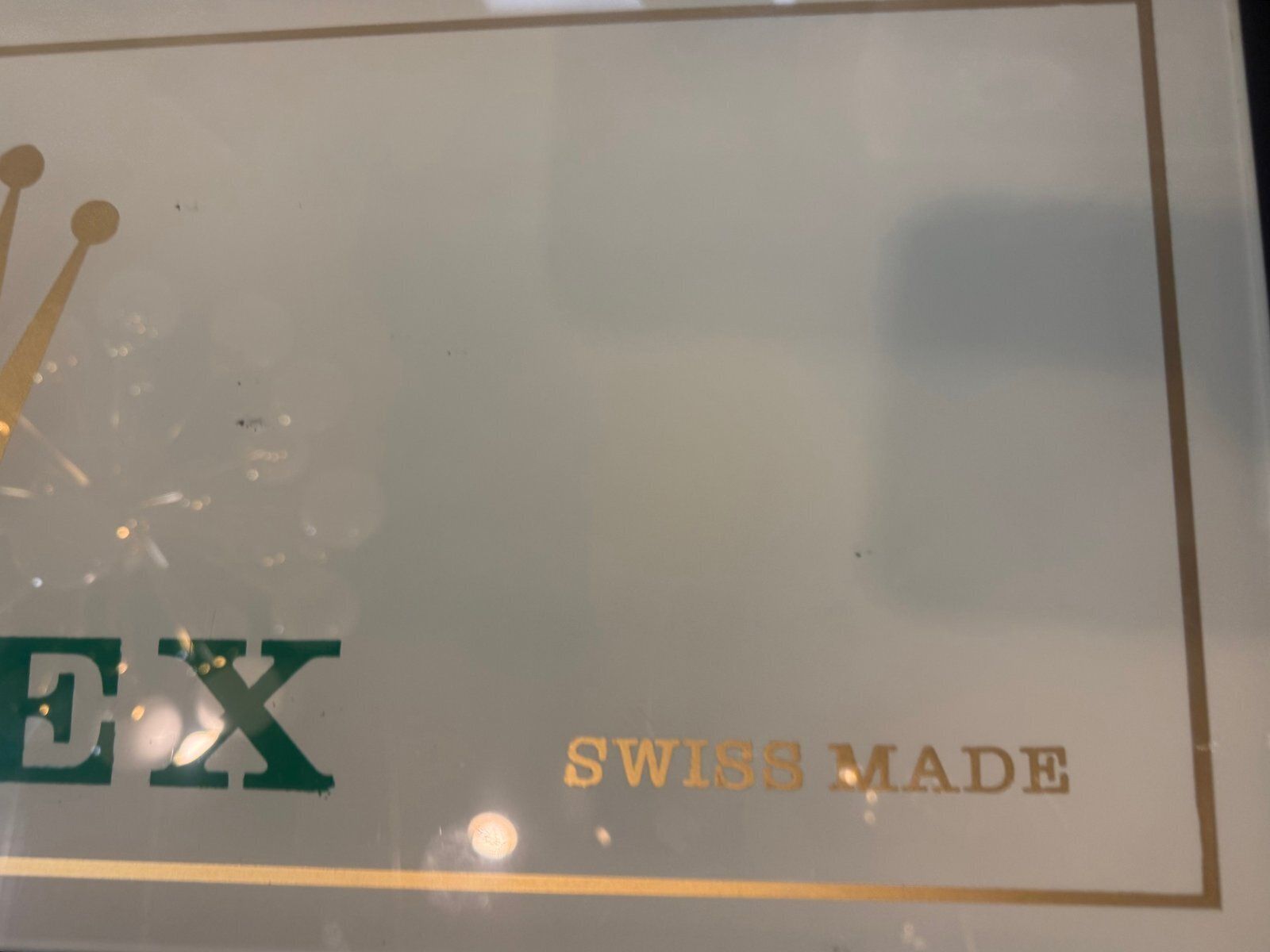 Vintage Rolex Sign, 1950s photo furniture