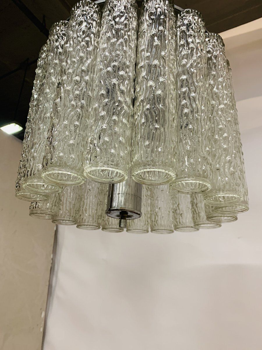 Italian Cone Chandelier By Paolo Venini For Venini, Early 1960s photo furniture