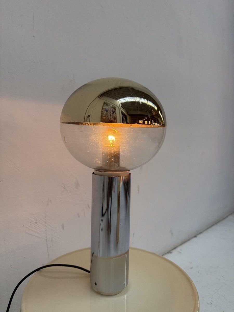 Glass Table Lamp By Motoko Ishii For Staff Leuchte, 1960s photo for sale