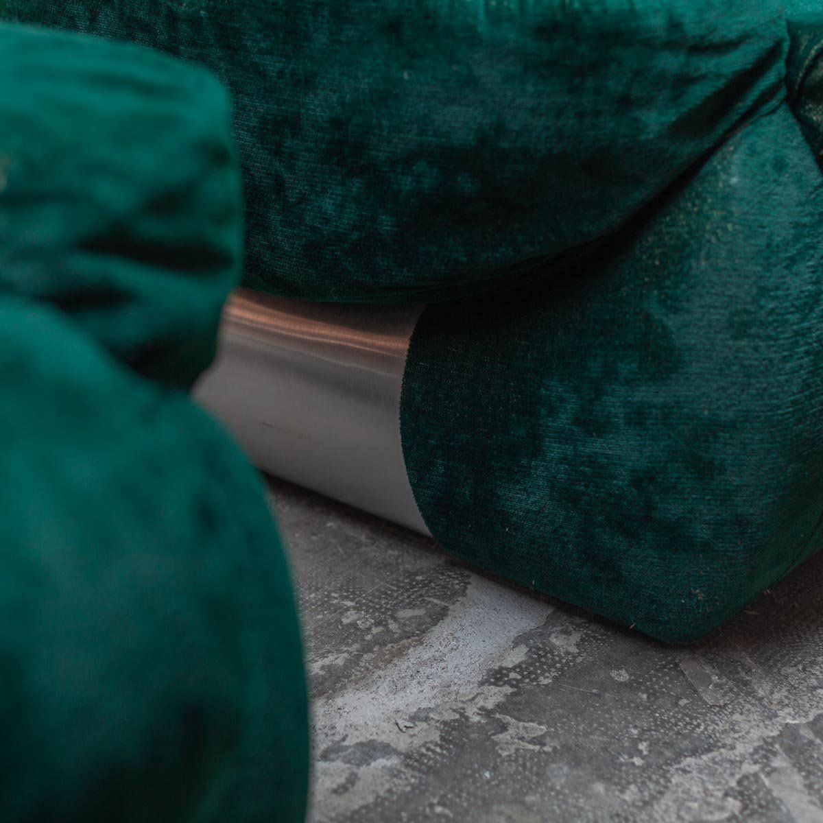 Italian Green Velvet Lounge Chairs,1970s, Set Of 2 photo buy