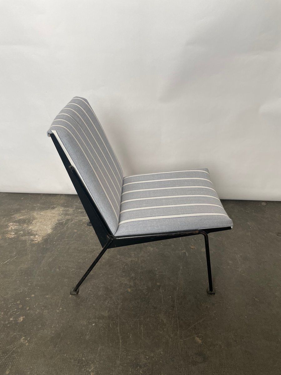 Striped Oase Lounge Chair By Wim Rietveld For Ahrend De Cirkel, 1958, 1950s photo 1150.0