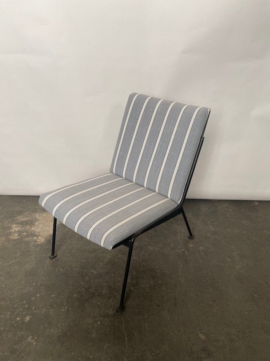 photo for sale Striped Oase Lounge Chair By Wim Rietveld For Ahrend De Cirkel, 1958, 1950s