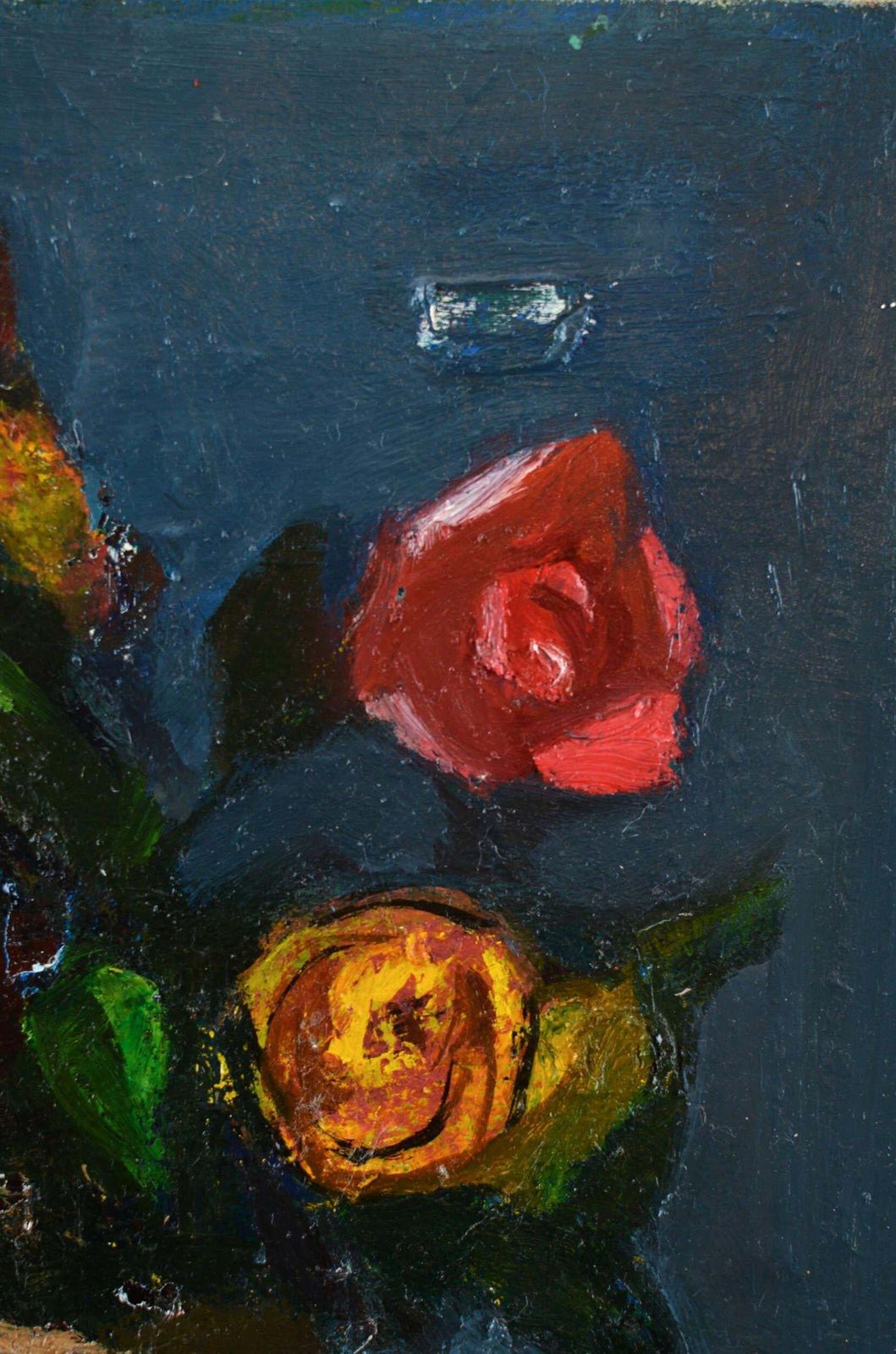 Aleksandr Rodin (1922 2001)roses. Oil/Canvas, 50x38 Cm photo 742.0