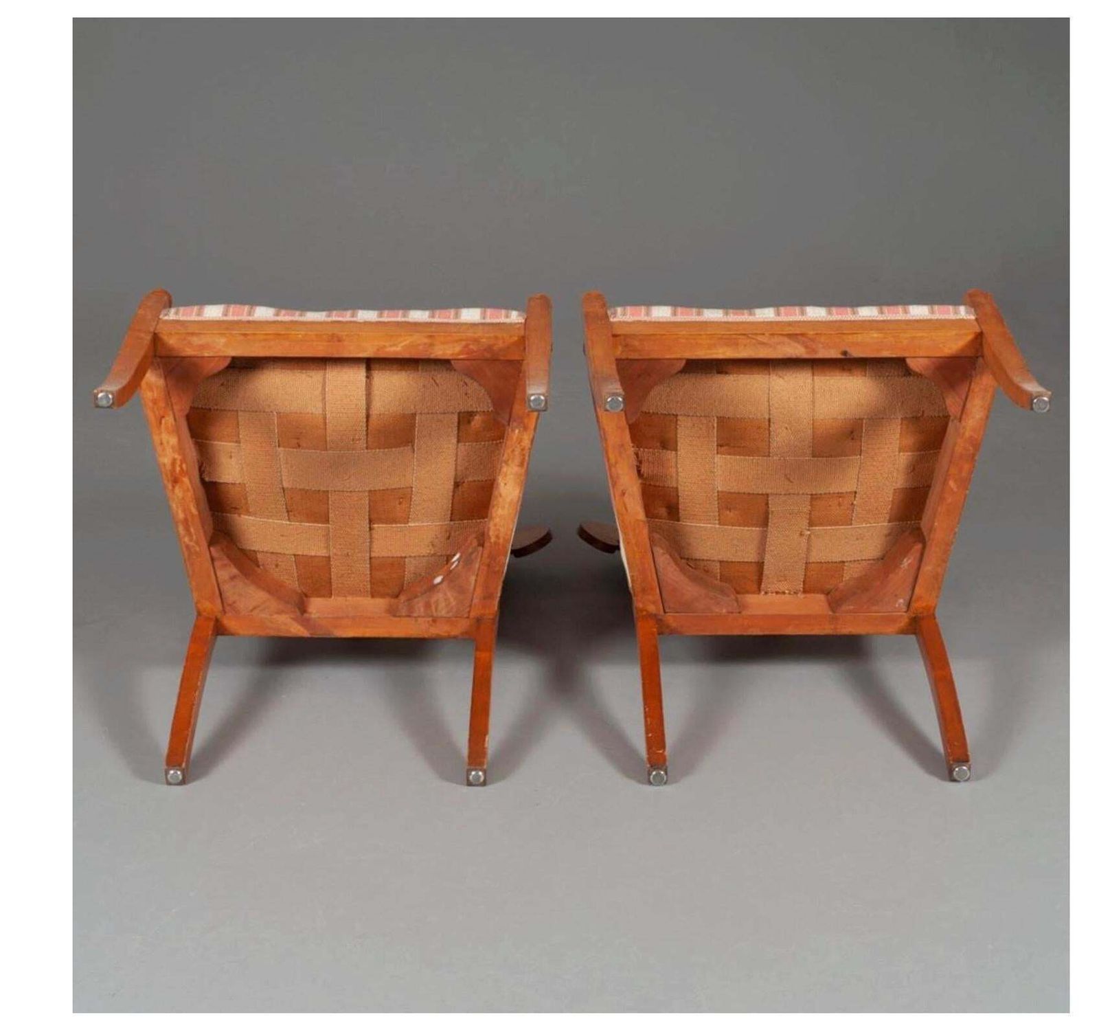 Biedermeier Carver Chairs Swedish 1800s Antique Honey Pair photo Furniture