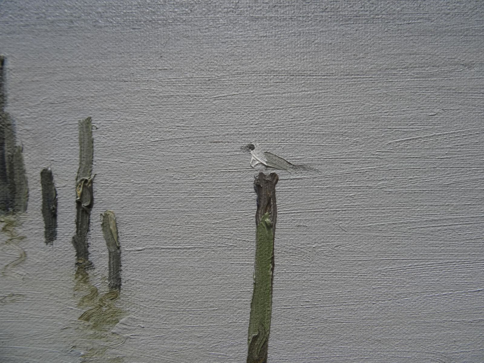 Gutmanis Andislapmezciems Pier  Oil/Canvas, 50x80 Cm2021 photo 1388.0