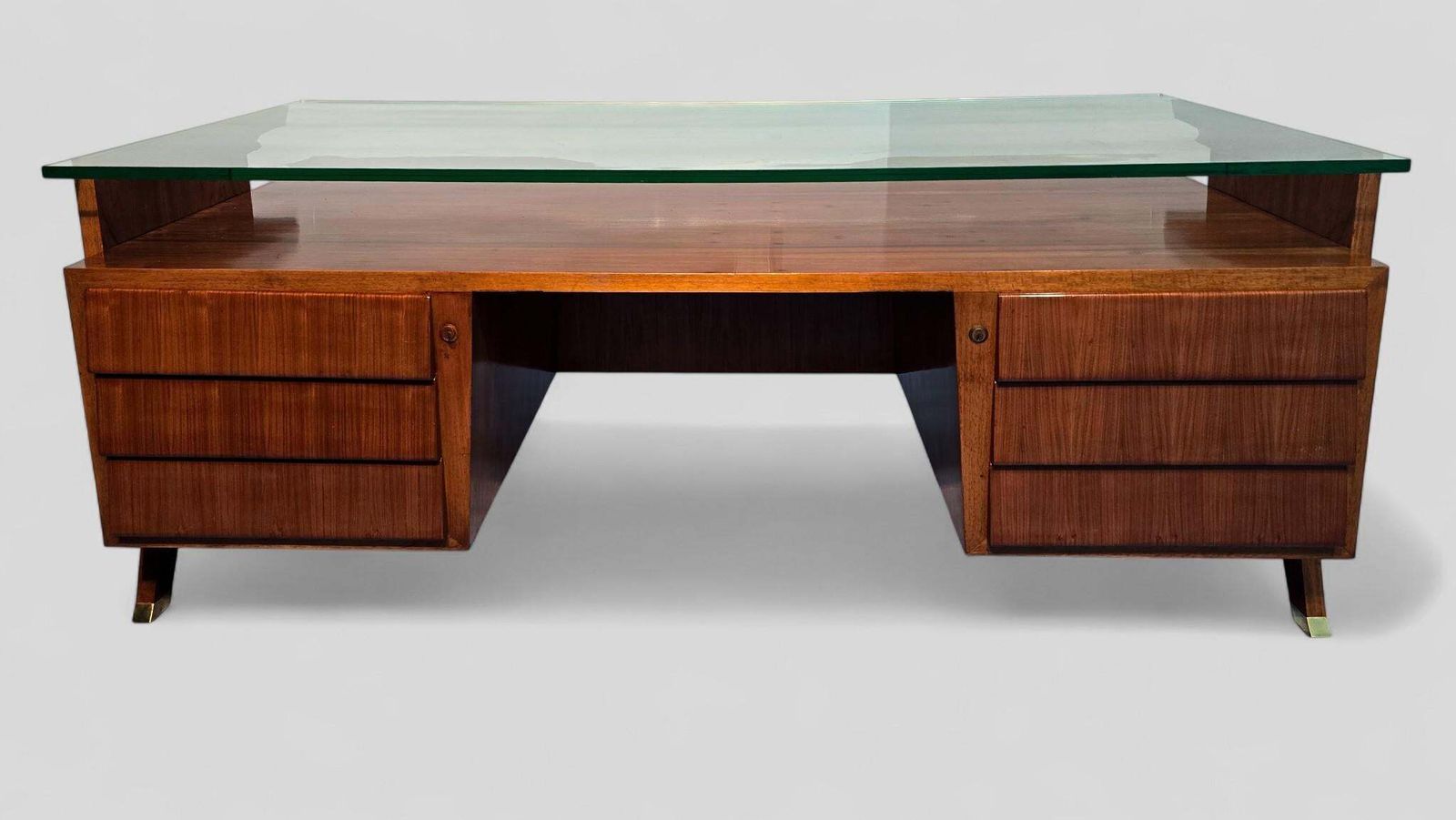 photo furniture Italian Midcentury Presidential Executive Table Desk Designed By Vittorio Dassi