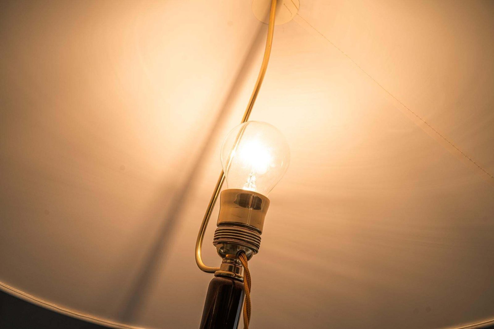 photo buy Rupert Nikoll Floor Lamp With Fabric Shade Vienna Around 1950s
