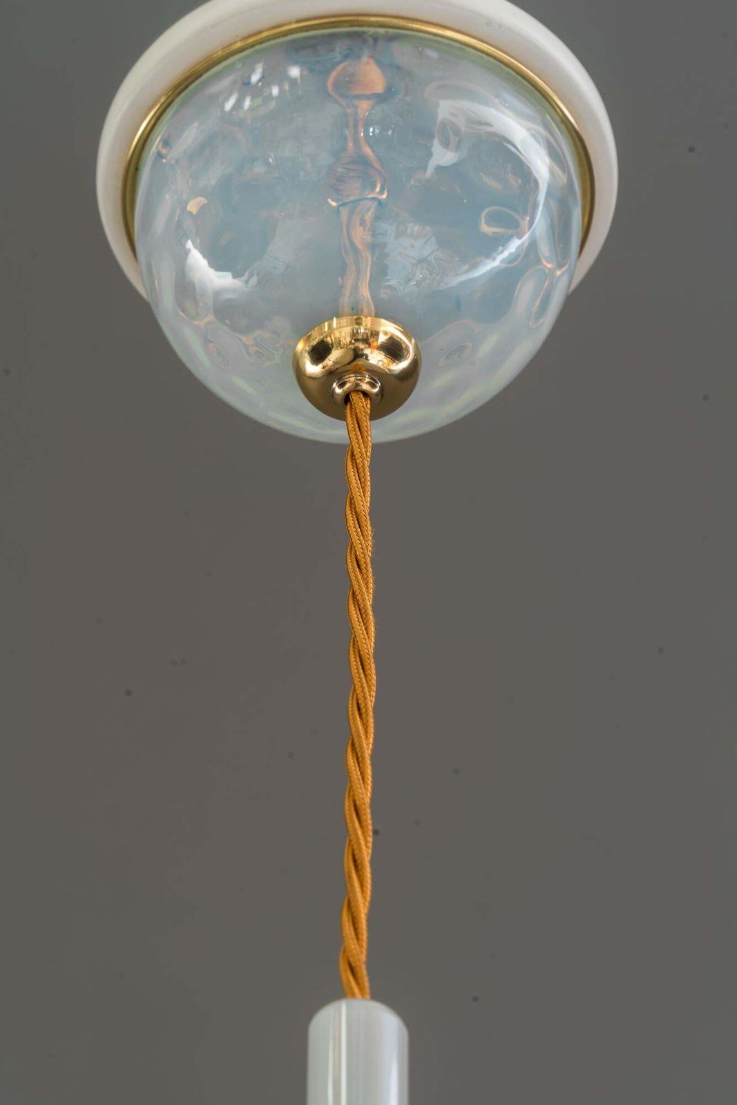 photo furniture 2 Koloman Moser Attributed To Bakalowits & Söhne Pendants With Loetz Glass Shade