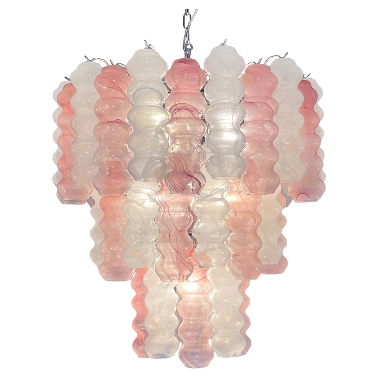 Italian Chandelier In Murano Glass, 1980s