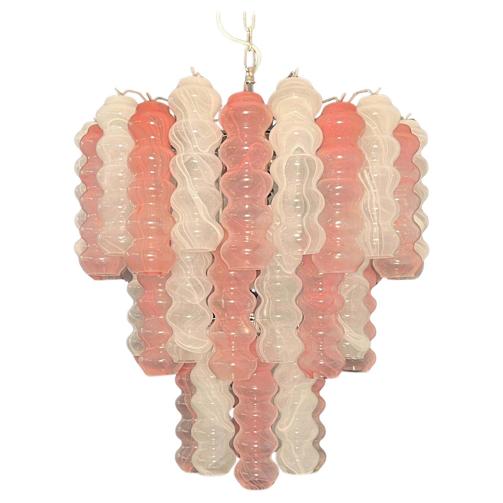 photo buy Italian Chandelier In Murano Glass, 1980s