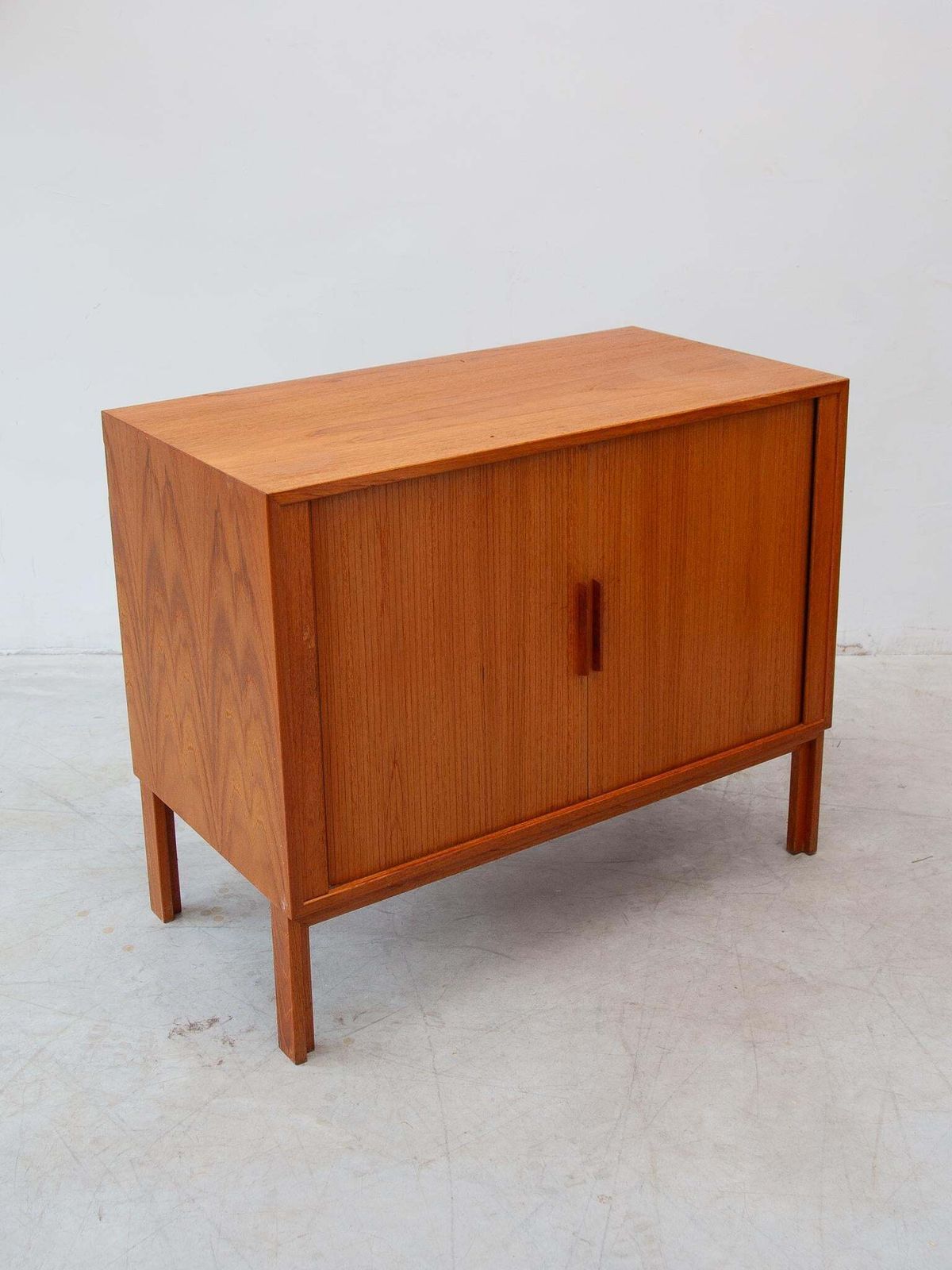 Kai Kristiansen Small Sideboard With Tambour Doors, Made In Denmark photo 2193.0