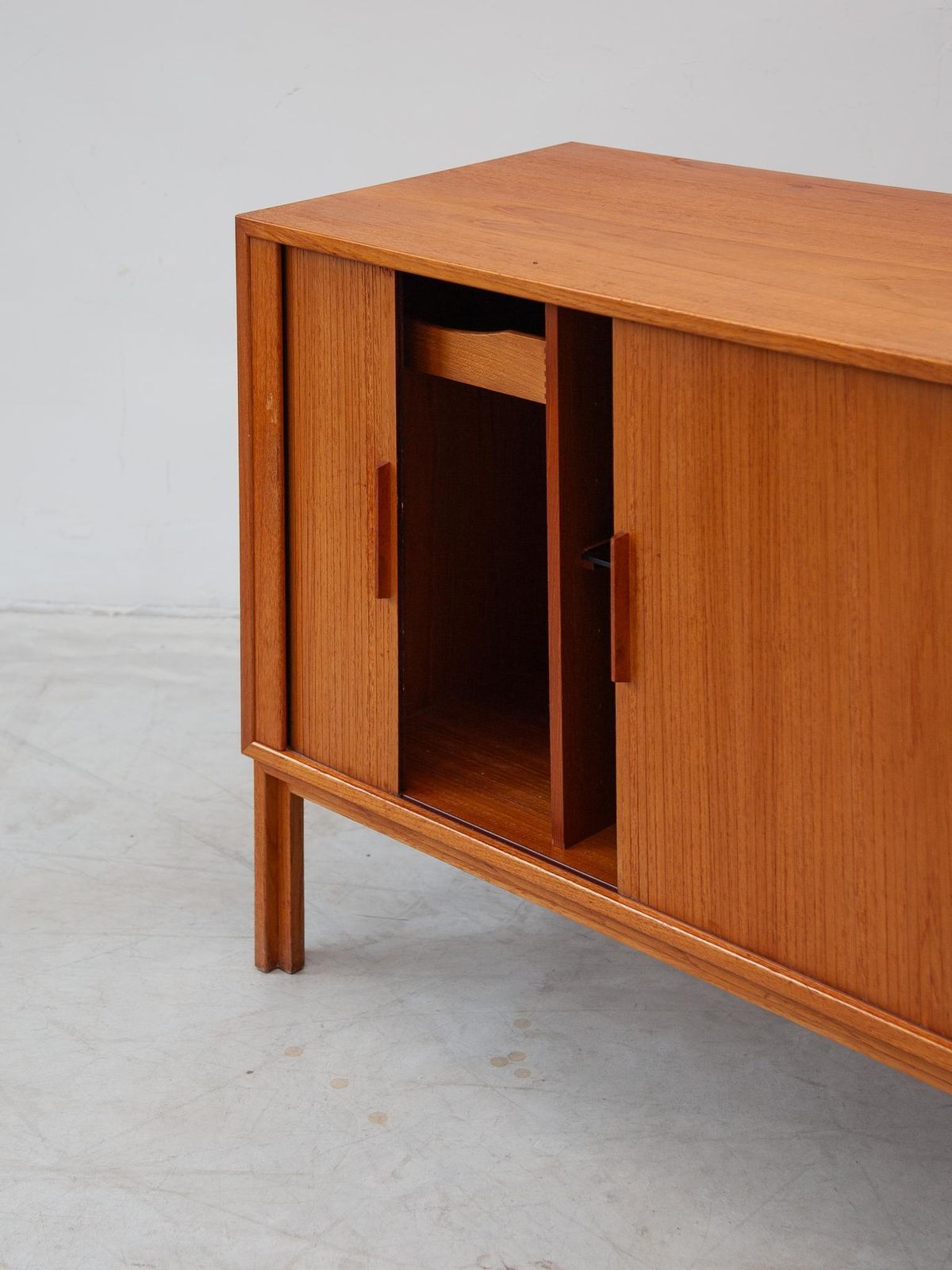 2193.0 Kai Kristiansen Small Sideboard With Tambour Doors, Made In Denmark photo