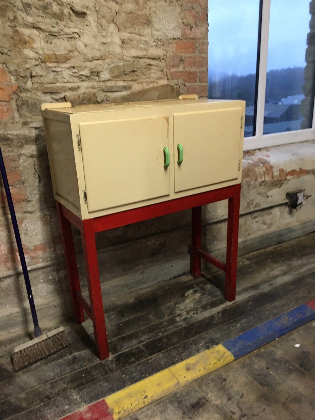 Vintage 1950s Art Deco Tall Kitchen Cabinet Unusual Retro Mid Century Sideboard photo buy