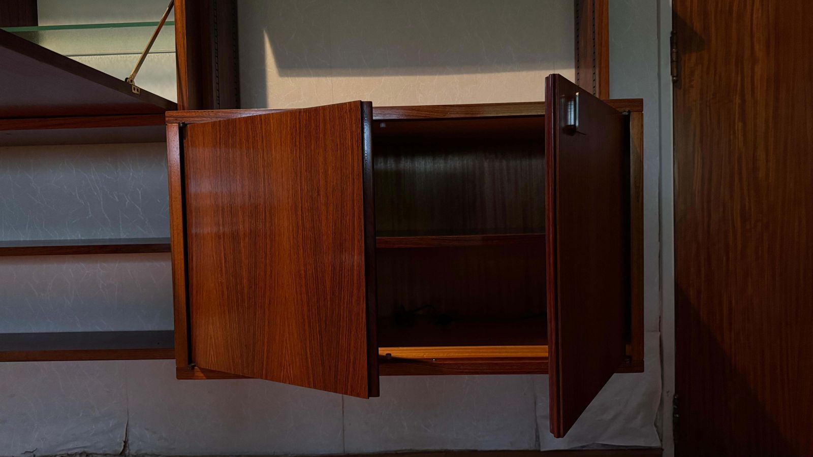Wall Unit, Book Shelve Designed By Alfred Hendrickx For Belform, Belgium 1960s photo vintage