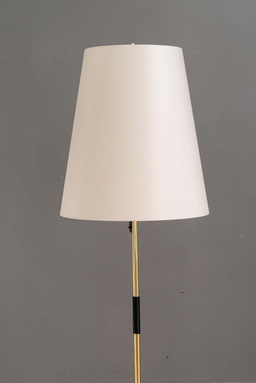 Rupert Nikoll Floor Lamp With Fabric Shade Vienna Around 1950s photo furniture