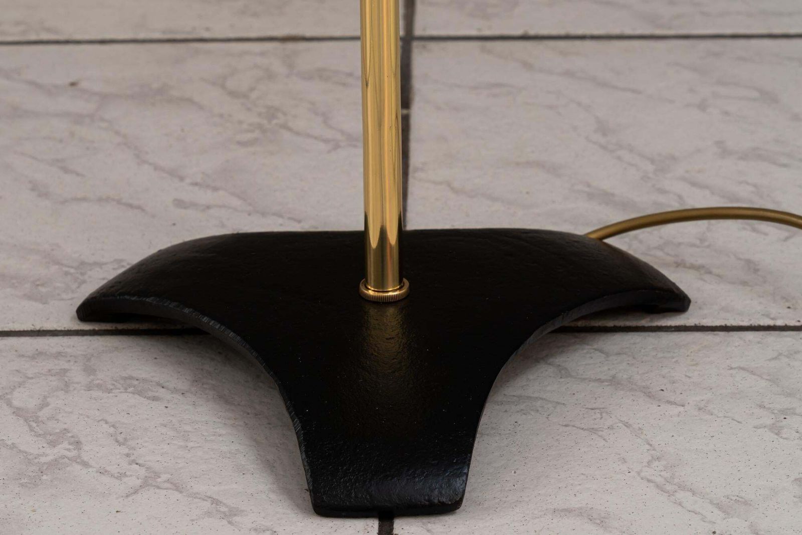 Rupert Nikoll Floor Lamp With Fabric Shade Vienna Around 1950s photo buy