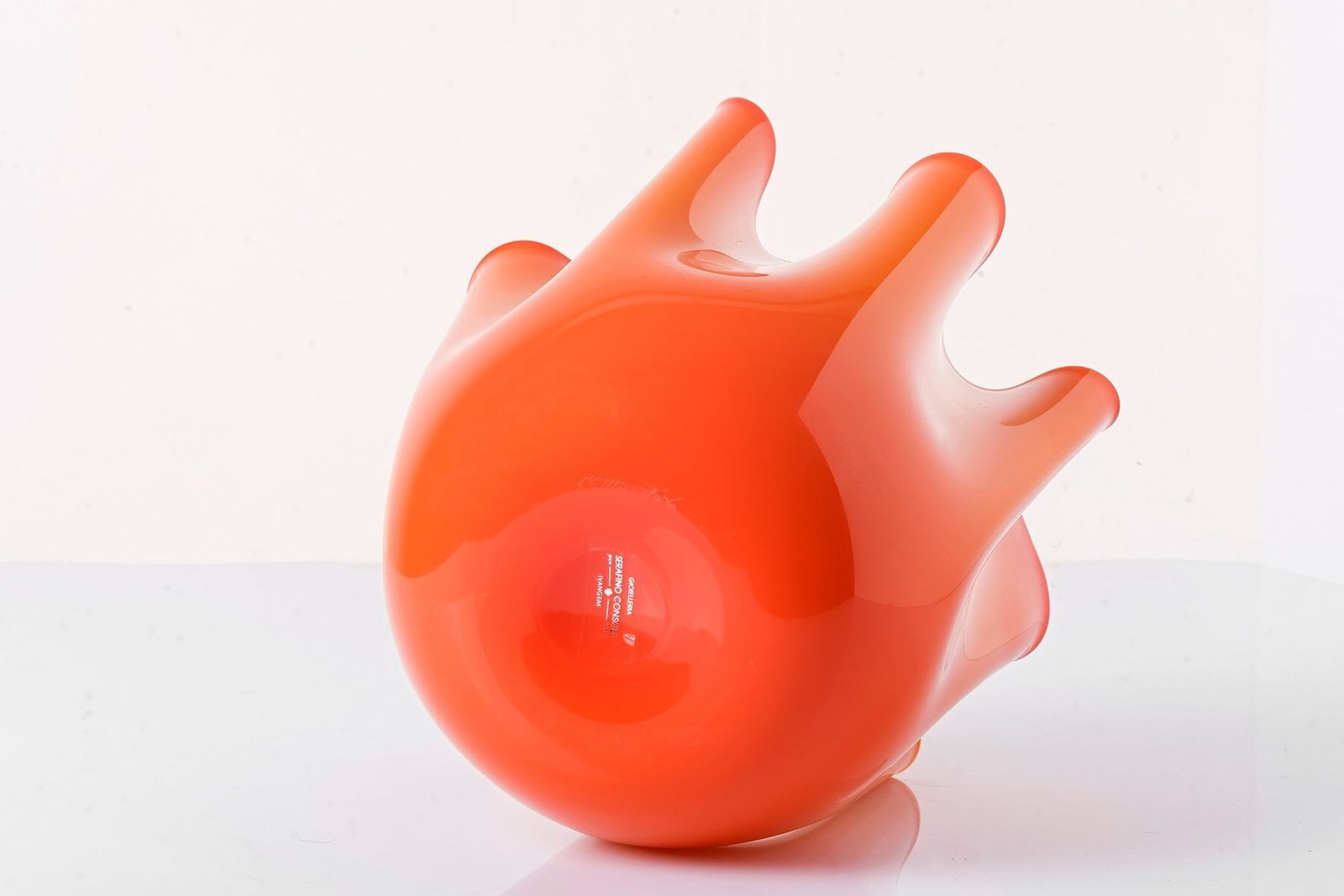 Murano Glass Fazzoletto Vase By Fulvio Bianconi For Venini, Italy, 2006 photo vinterior