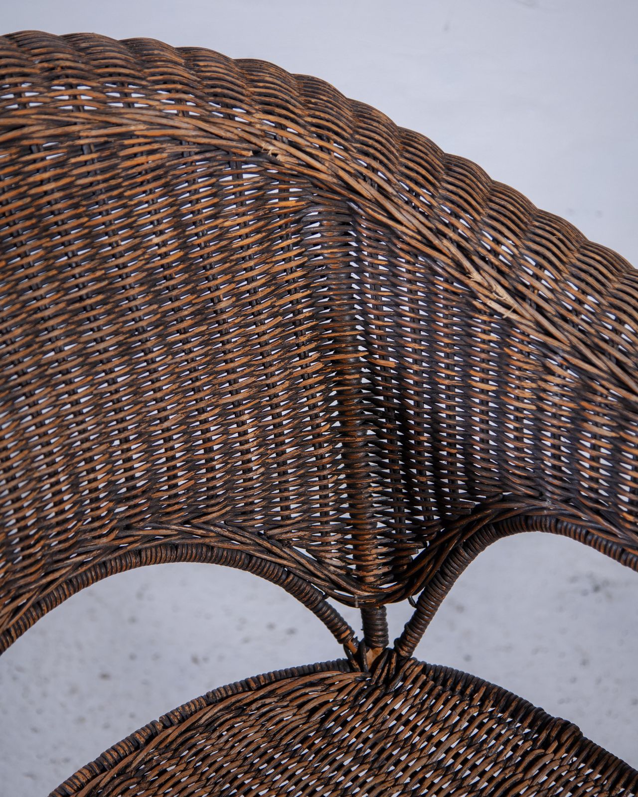 Garden Furniture 1970s Wrought Iron Wicker Chair photo
