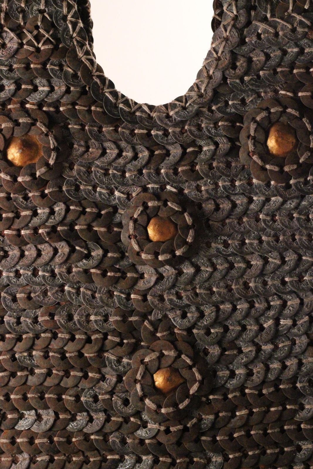 3010.0 Indonesian Wild Boar Hunting Vest, Chinese Coin Armour, Lombok, Mid 20th Century photo
