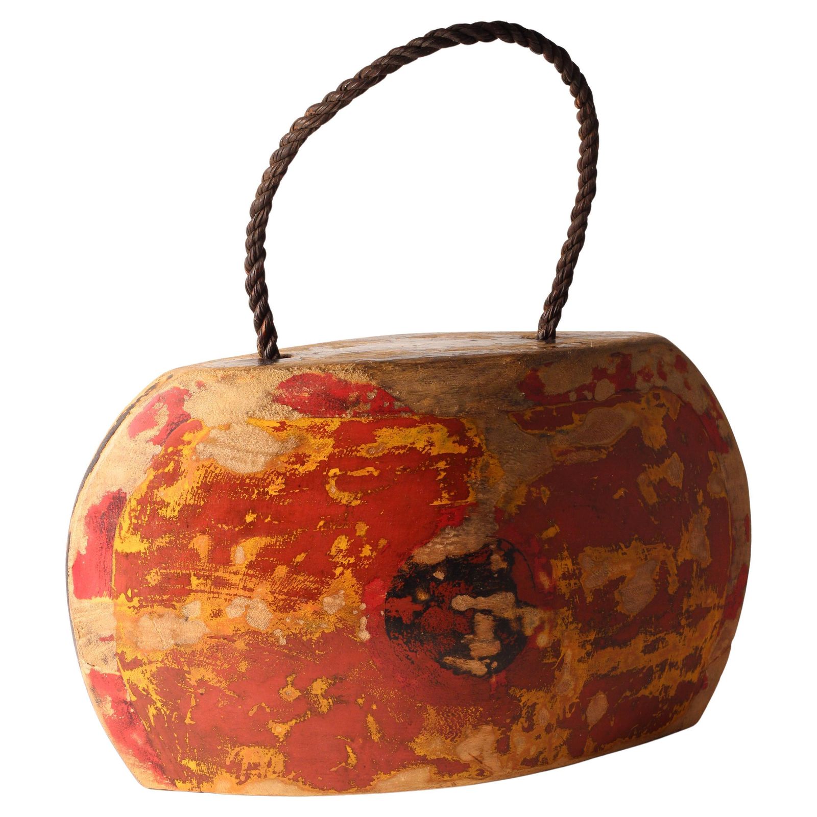 photo buy Indonesian Painted Buffalo, Cow Bell Decorative Folk Art Sculpture, Wall Art